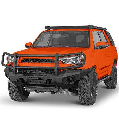 ExplorerX Front Bumper w/ Grille Guard For 2014-2024 Toyota 4Runner(Excluding Limited Models) - Landshaker4x4