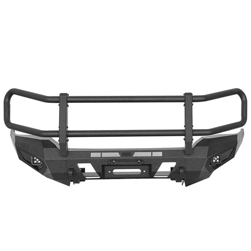 ExplorerX Front Bumper w/ Grille Guard For 2014-2024 Toyota 4Runner(Excluding Limited Models) - Landshaker4x4