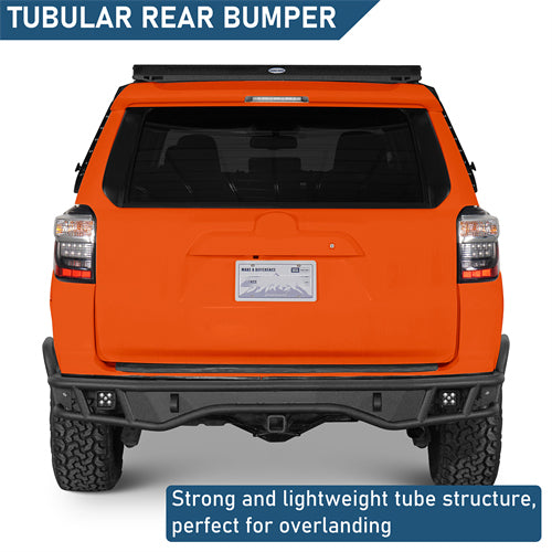 Tubular Rear Bumper For 2010-2024 Toyota 4Runner - Landshaker4x4