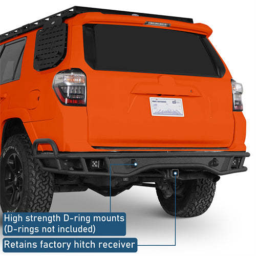 Tubular Rear Bumper For 2010-2024 Toyota 4Runner - Landshaker4x4