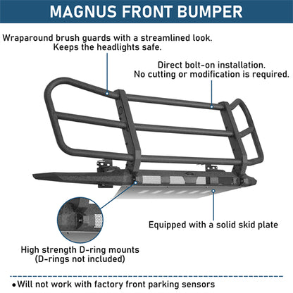 Magnus Front Bumper For 2003-2010 Porsche Cayenne 955 957 - Landshaker4x4