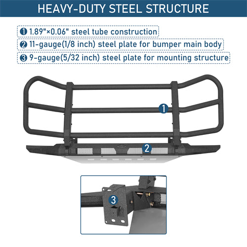 Magnus Front Bumper For 2003-2010 Porsche Cayenne 955 957 - Landshaker4x4