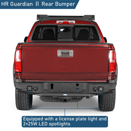 Aftermarket Rear Bumper For 2015-2022 Chevy Colorado GMC Canyon (Excluding ZR2 Models) - LandShaker