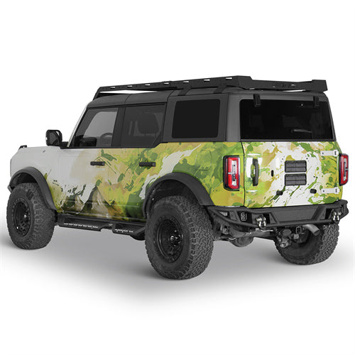 Tubular Rear Bumper For 2021-2025 Ford Bronco Excluding Raptor - Landshaker4x4