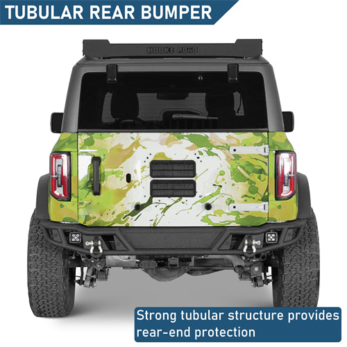 Tubular Rear Bumper For 2021-2025 Ford Bronco Excluding Raptor - Landshaker4x4