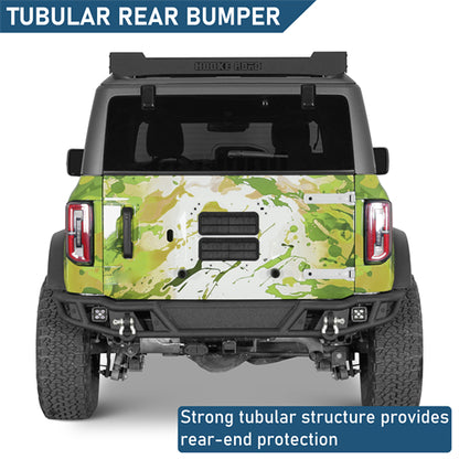 Tubular Rear Bumper For 2021-2025 Ford Bronco Excluding Raptor - Landshaker4x4