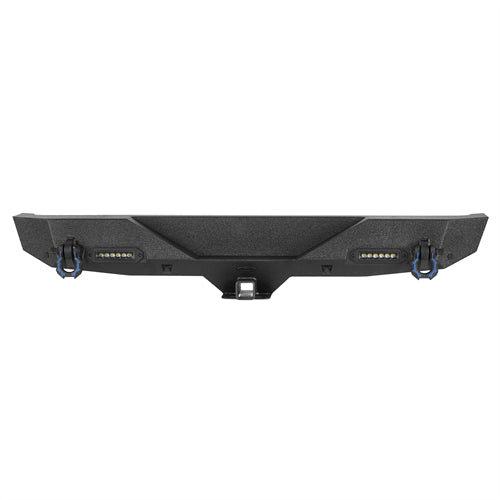 Off-Road Rear Bumper w/ LED spotlights For 2018-2024 Jeep Wrangler JL - LandShaker