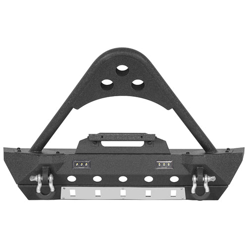 Stubby Front Bumper For 2018-2026 Jeep Wrangler JL & Gladiator JT - Landshaker4x4
