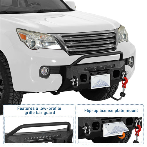 Blink Stubby Front Bumper For 2010-2013  Lexus GX460 - Landshaker4x4