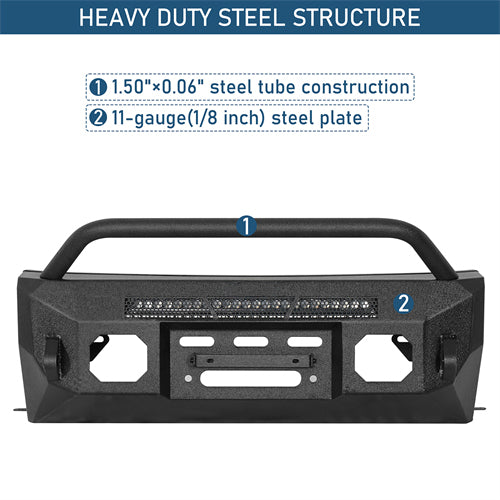 Blink Stubby Front Bumper For 2010-2013  Lexus GX460 - Landshaker4x4