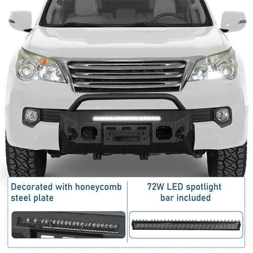 Blink Stubby Front Bumper For 2010-2013  Lexus GX460 - Landshaker4x4