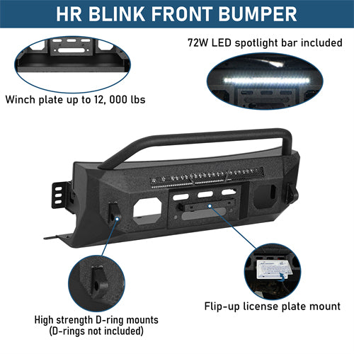 Blink Stubby Front Bumper For 2010-2013  Lexus GX460 - Landshaker4x4