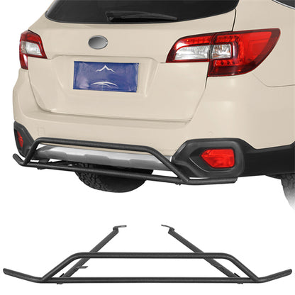 Rear Bumper Rally Tubular Bumper For 2015-2019 Subaru Outback - Landshaker4x4