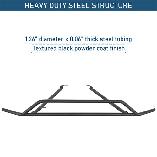 Rear Bumper Rally Tubular Bumper For 2015-2019 Subaru Outback - Landshaker4x4