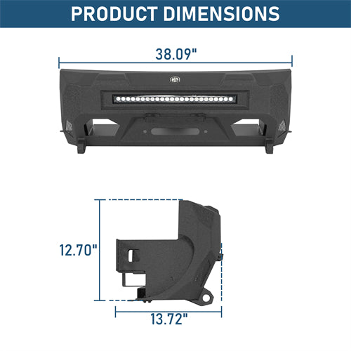 Blink Stubby Front Bumper For 2010-2013  Lexus GX460 - Landshaker4x4