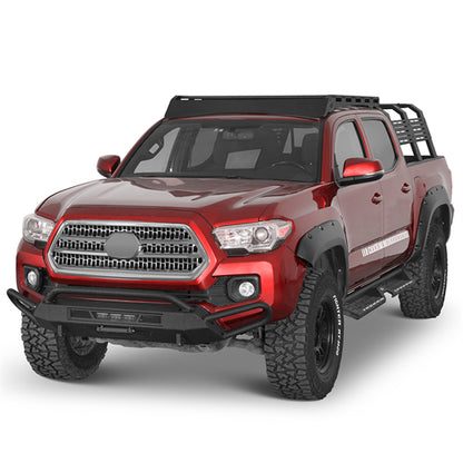 Blink Stubby Front Bumper w/ Side Tube Guard For 2016-2023 Toyota Tacoma - Landshaker4x4