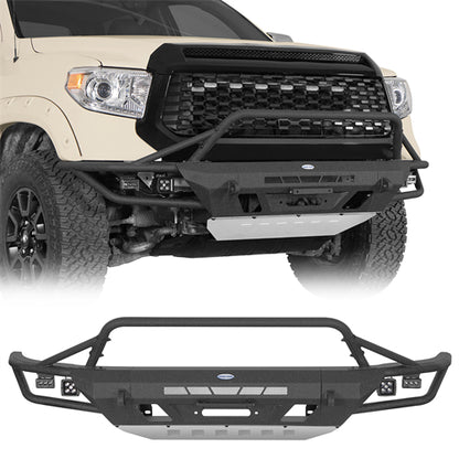 ExplorerX Tube Front Bumper For 2014-2021 Toyota Tundra - Landshaker4x4