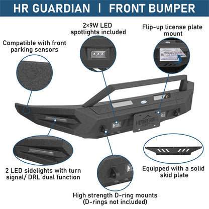 Guardian Ⅰ Front Bumper For 2014-2021 Toyota Tundra - Landshaker4x4