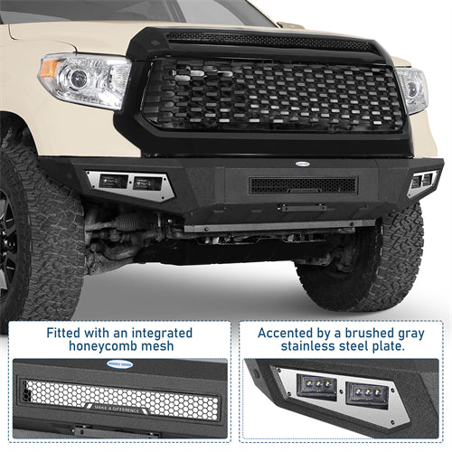 Guardian Ⅰ Front Bumper For 2014-2021 Toyota Tundra - Landshaker4x4