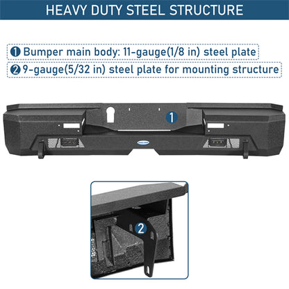 Guardian Ⅱ Rear Bumper For 2022-2026 Toyota Tundra - Landshaker4x4