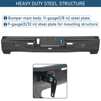 Guardian Ⅰ Rear Bumper For 2022-2026 Toyota Tundra - Landshaker4x4