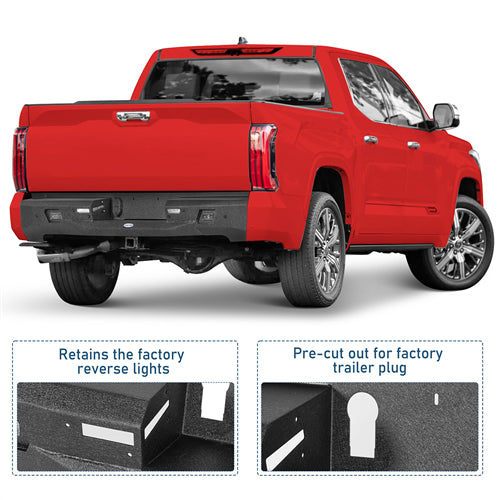 Guardian Ⅰ Rear Bumper For 2022-2026 Toyota Tundra - Landshaker4x4