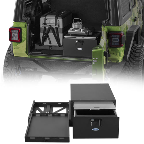 Cargo Drawer & Fridge Slide Mount System For 2015-2025 Jeep Wrangler JK & JL 4-Door & 2021-2025 Ford Bronco 4-Door - Landshaker4x4