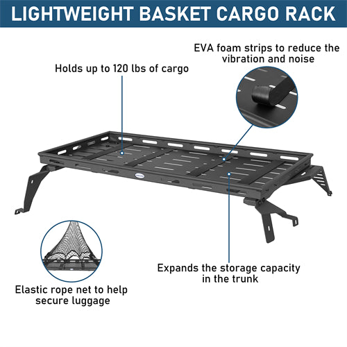 Lightweight Steel Basket Cargo Rack For 2015-2019 Subaru Outback - Landshaker4x4
