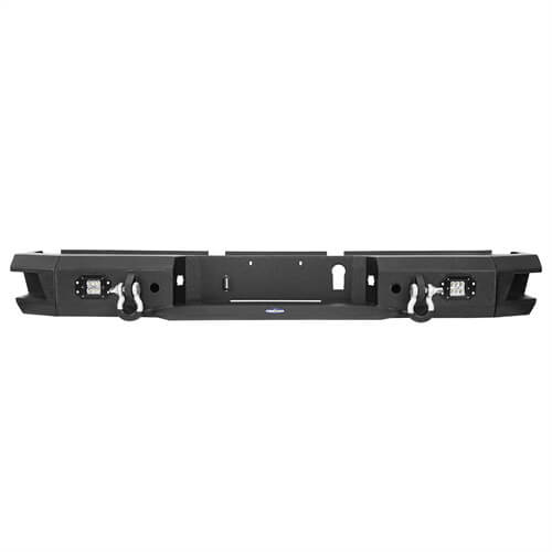 Dodge Ram 2500 Rear Bumper w/LED Floodlights for 2010-2018 Ram 2500 - LandShaker 4x4 LSG.6401 5