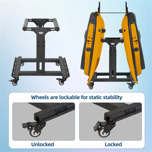 Doors Storage Cart for 2 Doors For 1981-2025 Jeep CJ-8 / Jeep Wrangler YJ TJ JK JL / Gladiator JT / 2021-2025 Ford Bronco - Ultralisk4x4