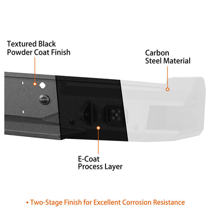 Aftermarket Rear Bumper For 2021-2025 Ford F-150(Excluding Raptor & Tremor)