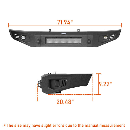 F-150 Ford Full Width Front Bumper for 2009-2014 Ford F-150, Excluding Raptor  - LandShaker 4x4 LSG.8201 16