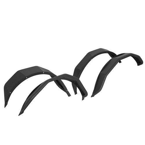 Flux Tube Fender Flares For 2021-2025 Ford Bronco 4-Door(Excluding Heritage Edition, Everglades, Heritage Limited Edition, Stroppe Edition, Raptor) - Landshaker4x4