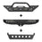 Jeep JK Mid Width Front Bumper & Rear Bumper & Front Skid Plate for 2007-2018 Jeep Wrangler JK - LandShaker 4x4 LSG.3018+2030+2042 2