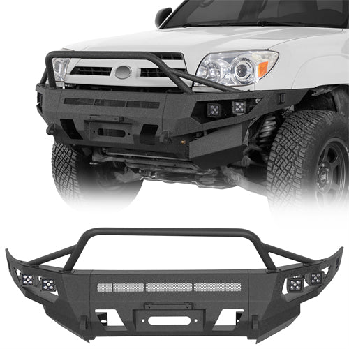 ExplorerX Full Width Front Bumper For 2003-2005 Toyota 4Runner - Landshaker4x4
