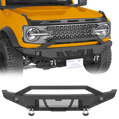 Grizzly Series Front Bumper For 2021-2025 Ford Bronco (Excluding Raptor) - Landshaker4x4