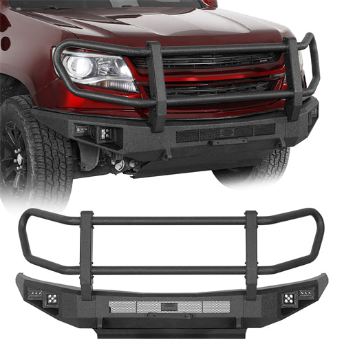 ExplorerX Front Bumper For 2015-2020 Chevy Colorado (Excluding ZR2 Models) - Landshaker4x4
