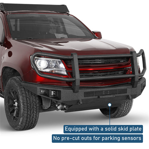 ExplorerX Front Bumper For 2015-2020 Chevy Colorado (Excluding ZR2 Models) - Landshaker4x4