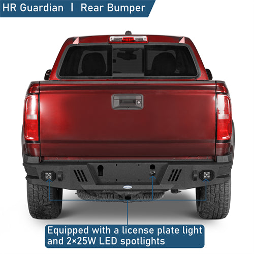 Off-Road Guardian Ⅰ Rear Bumper For 2015-2022 Chevy Colorado GMC Canyon (Excluding ZR2 Models) - Landshaker4x4