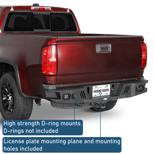 Off-Road Guardian Ⅰ Rear Bumper For 2015-2022 Chevy Colorado GMC Canyon (Excluding ZR2 Models) - Landshaker4x4