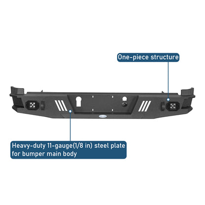 Off-Road Guardian Ⅰ Rear Bumper For 2015-2022 Chevy Colorado GMC Canyon (Excluding ZR2 Models) - Landshaker4x4