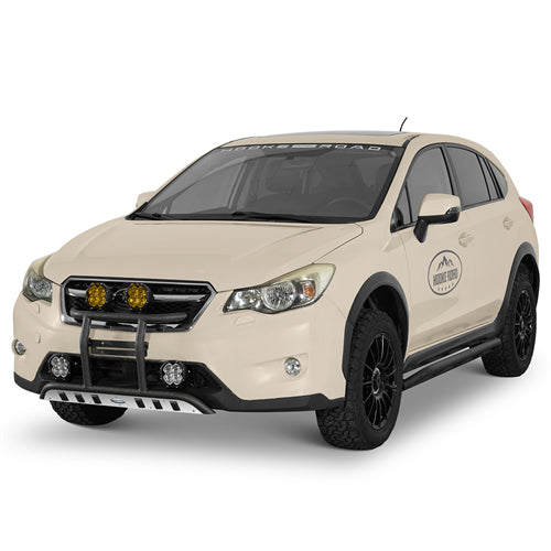Rally light Bar Tubular Front Bumper For 2013-2017 Subaru XV Crosstrek - Landshaker4x4
