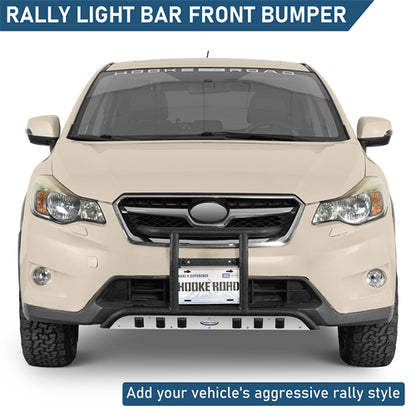 Rally light Bar Tubular Front Bumper For 2013-2017 Subaru XV Crosstrek - Landshaker4x4