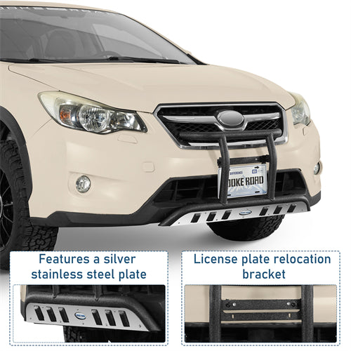 Rally light Bar Tubular Front Bumper For 2013-2017 Subaru XV Crosstrek - Landshaker4x4