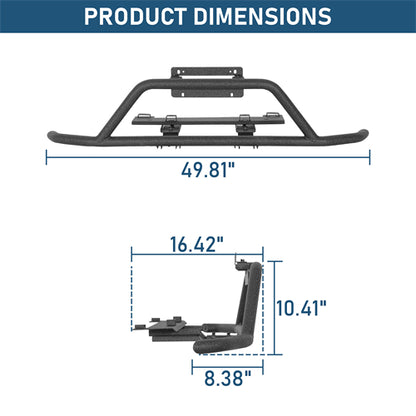 Rally light Bar Tubular Front Bumper For 2013-2017 Subaru XV Crosstrek - Landshaker4x4
