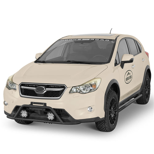 Rally light Bar Tubular Front Bumper For 2013-2017 Subaru XV Crosstrek - Landshaker4x4