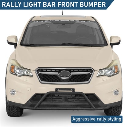 Rally light Bar Tubular Front Bumper For 2013-2017 Subaru XV Crosstrek - Landshaker4x4