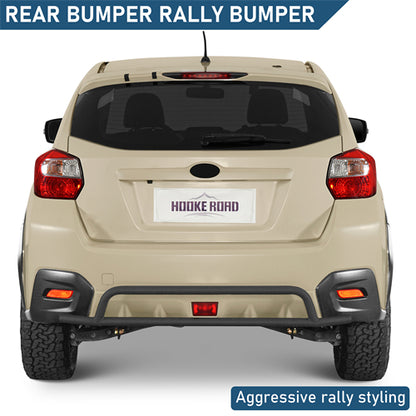 Rally Tubular Rear Bumper For 2013-2017 Subaru XV Crosstrek - Landshaker4x4