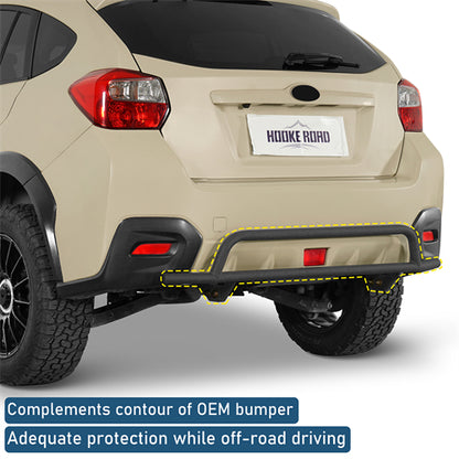Rally Tubular Rear Bumper For 2013-2017 Subaru XV Crosstrek - Landshaker4x4