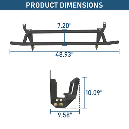 Rally Tubular Rear Bumper For 2013-2017 Subaru XV Crosstrek - Landshaker4x4